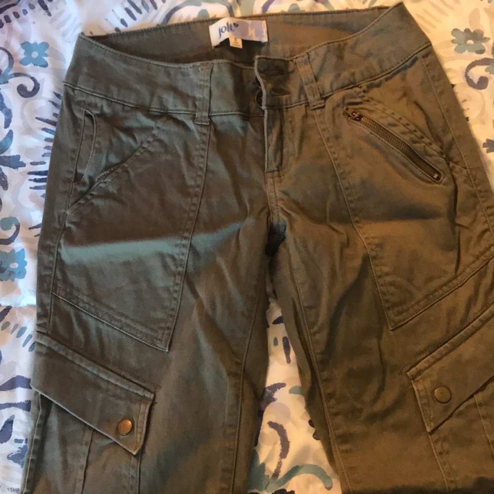 Skinny cargo pants